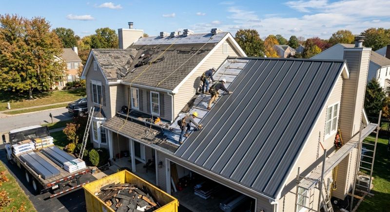 Aluminum Roof Replacement in Camden Wyoming, DE