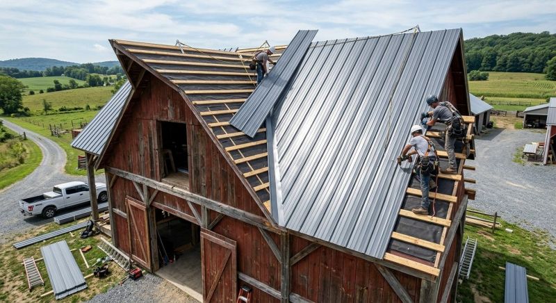 Barn Roof Construction in Kent County, DE