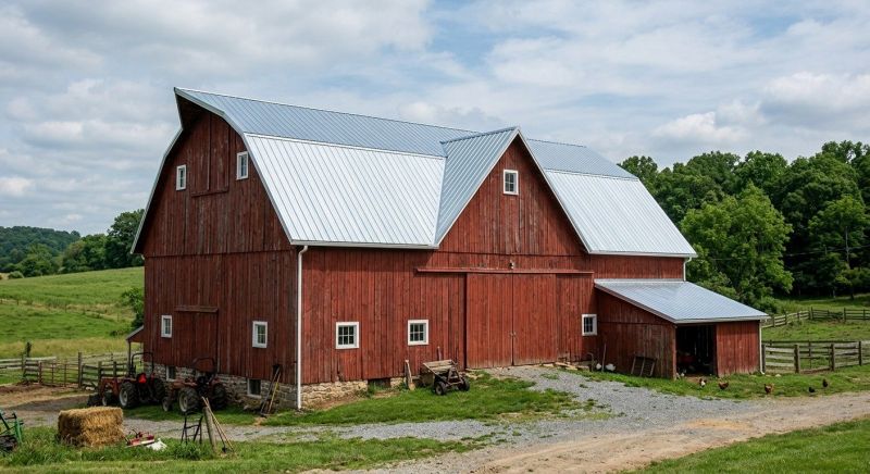Barn Roof Replacement in Clayton, DE