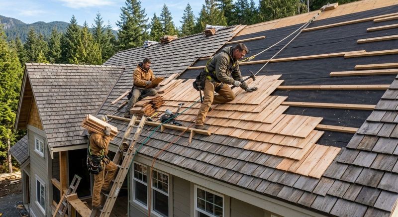 Cedar Roof Installation in Viola, DE