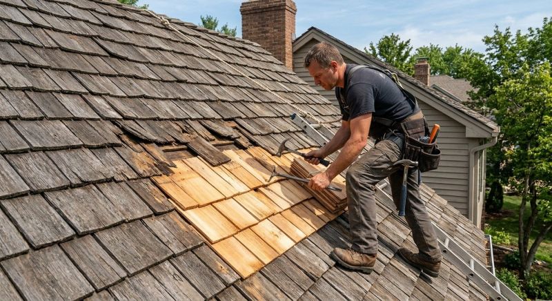 Cedar Shake Roof Repair in Felton, DE