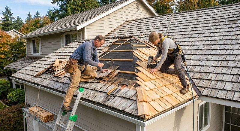 Cedar Shingles Repair in Dover, DE