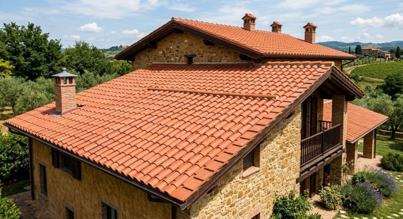 Clay Roof Installation in Houston, DE