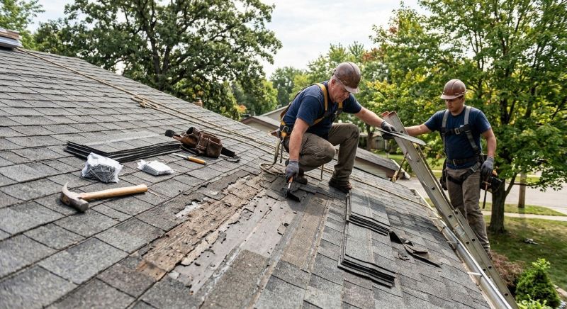 Damaged Roof Repair in Milford, DE