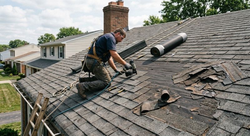 Damaged Roof Repair in Milford, DE
