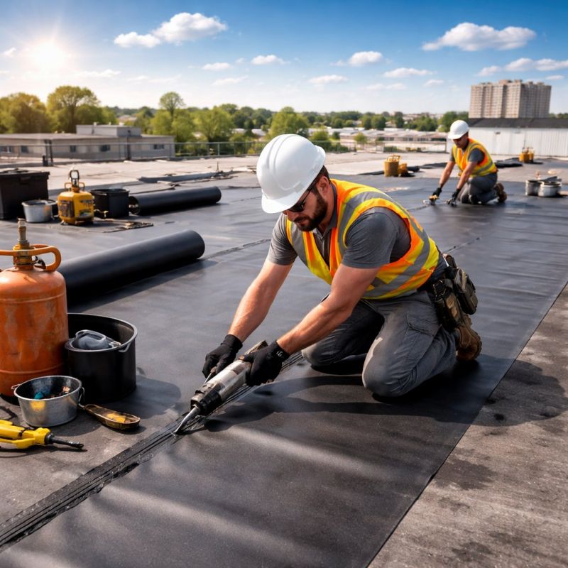 Epdm Roof Installation in Viola, DE