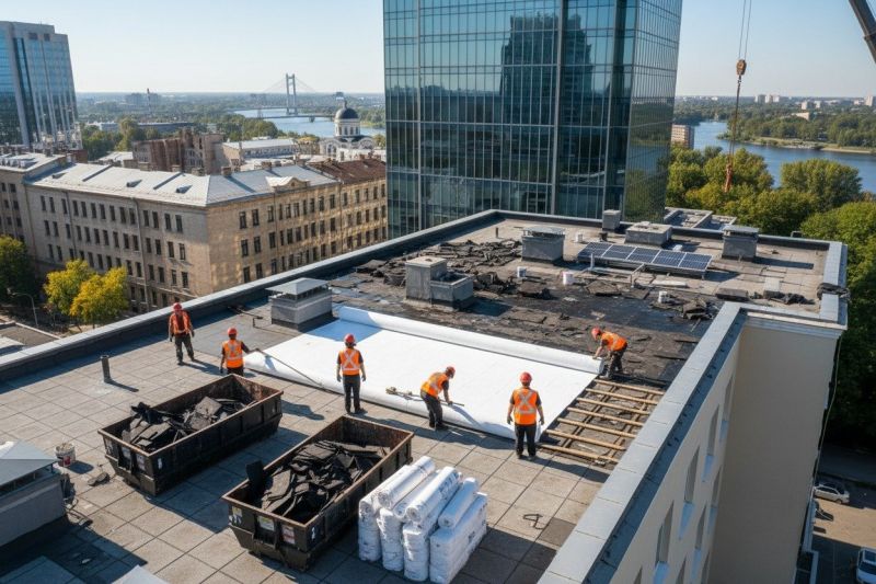 Flat Roof Replacement in Camden Wyoming, DE