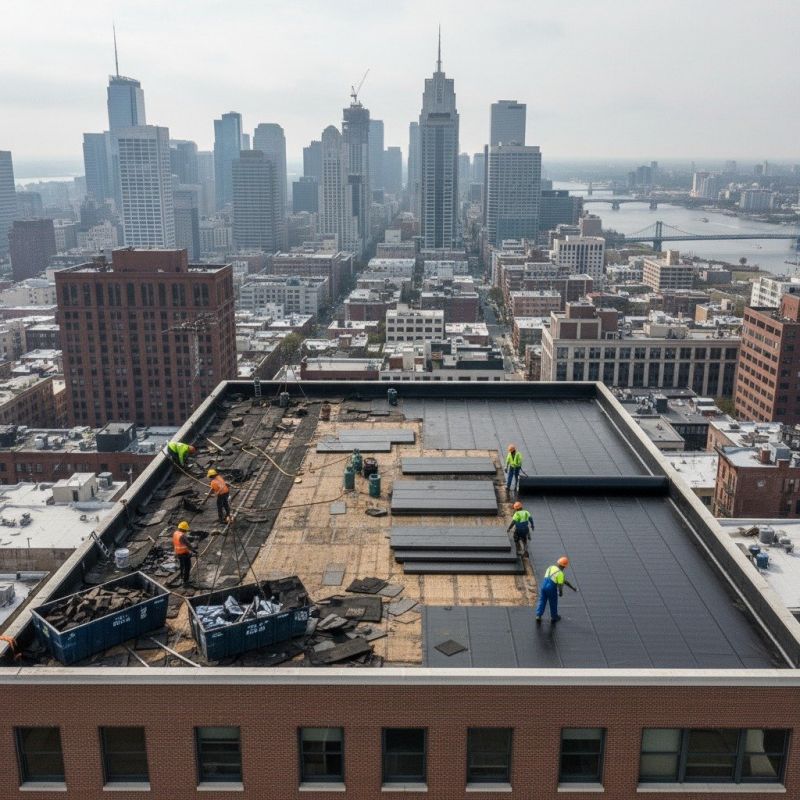 Flat Roof Replacement in Clayton, DE