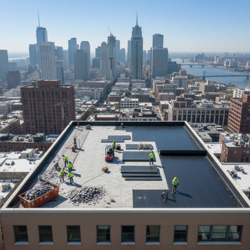Flat Roof Replacement in Houston, DE