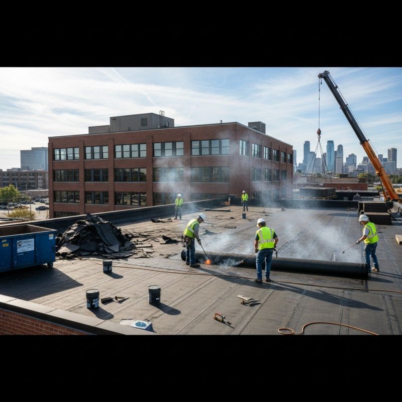 Flat Roof Replacement in Middletown, DE