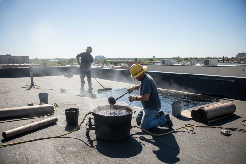 Flat Roof Tar Repair in Kent County, DE