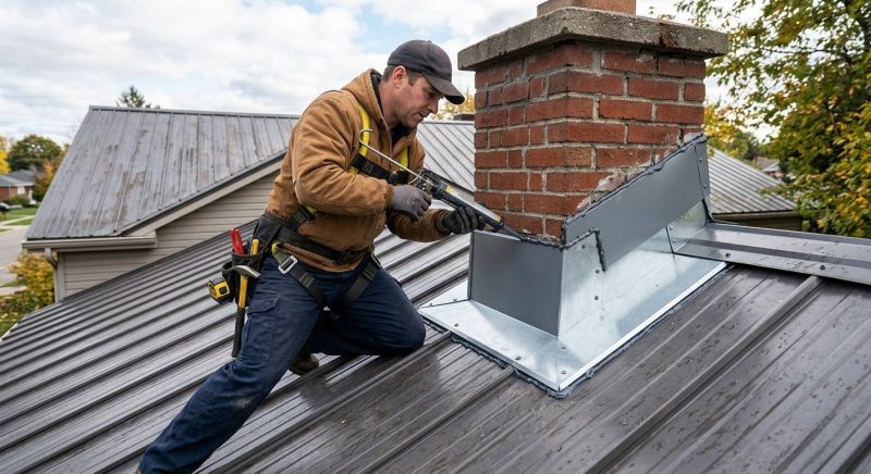 Metal Roof Flashing Repair in Kent County, DE