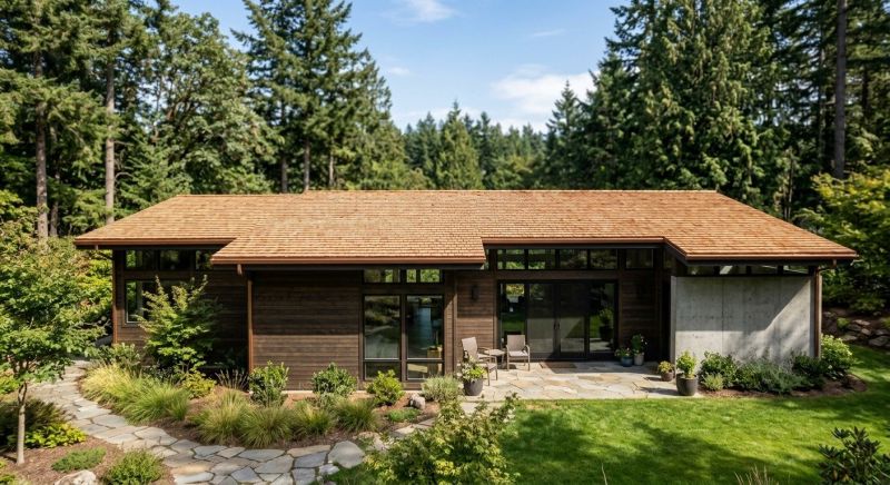 Natural Wood Roof Installation in Kent County, DE