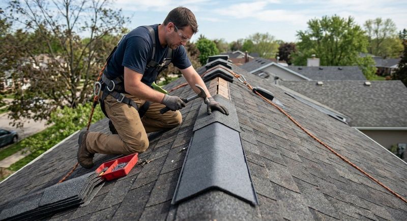 Ridge Cap Repair in Kent County, DE
