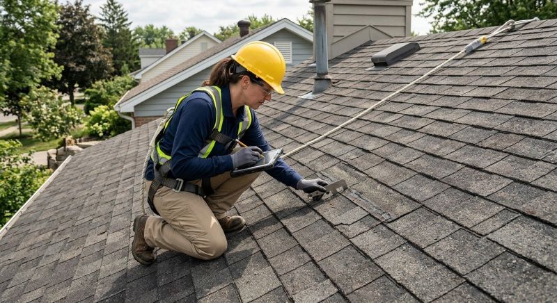 Roof Damage Inspection in Denton, MD