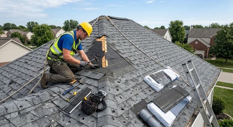 Roof Damage Repair in Camden Wyoming, DE