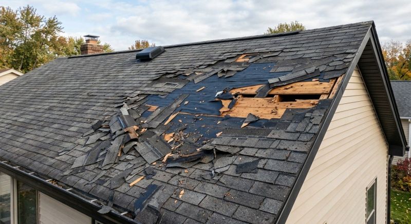 Roof Damage Repair in Camden Wyoming, DE