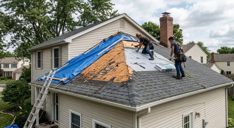 Roof Damage Repair in Odessa, DE