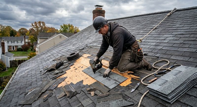 Roof Damage Restoration in Felton, DE