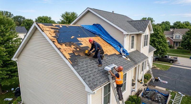 Roof Damage Restoration in Viola, DE