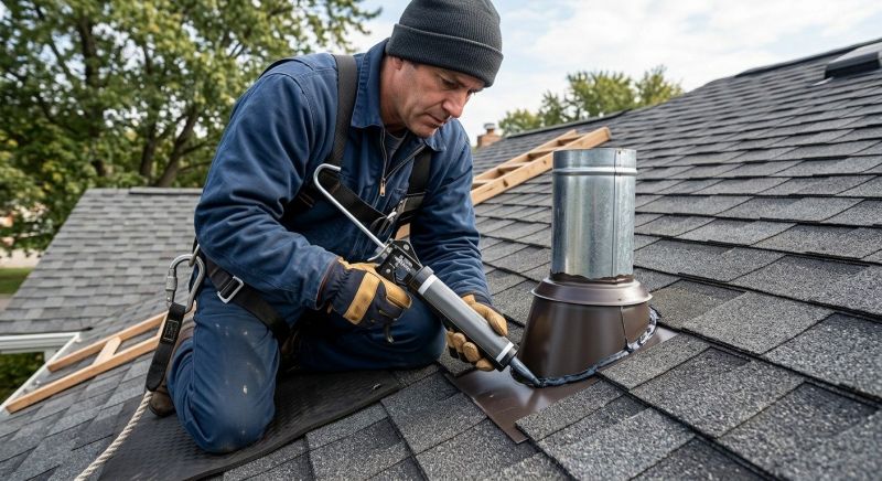 Roof Vent Flashing Repair in Kent County, DE