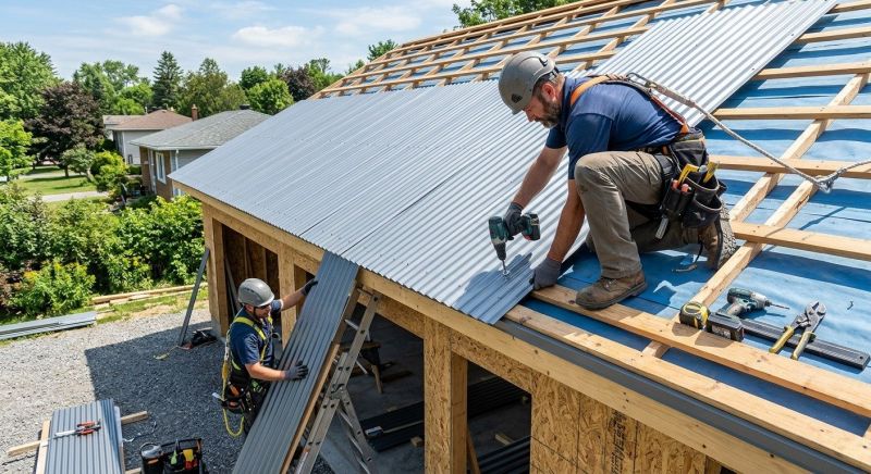 Sheet Roofing Installation in Magnolia, DE