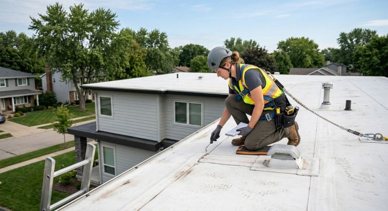 Single Ply Roof Inspection in Kent County, DE