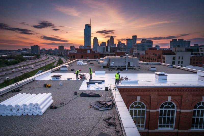 Single Ply Roof Replacement in Houston, DE