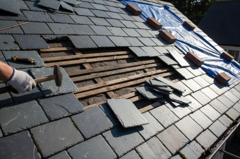 Slate Roof Leak Repair in Kent County, DE