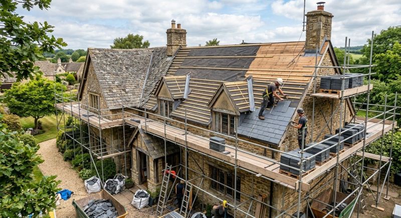 Slate Roof Replacement in Ridgely, MD