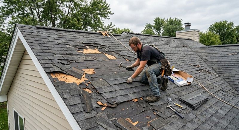 Storm Damage Roof Repair in Townsend, DE