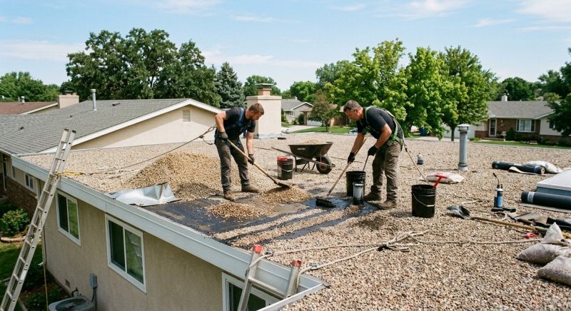 Tar And Gravel Roof Repair in Denton, MD