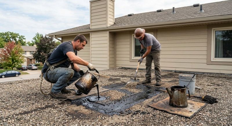 Tar And Gravel Roof Repair in Houston, DE