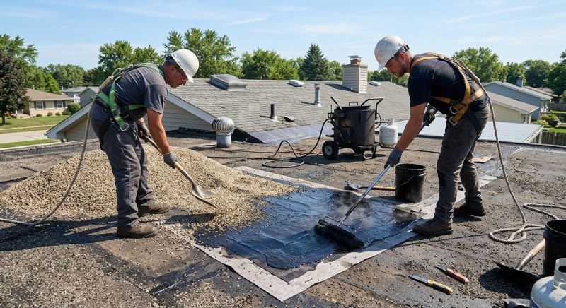 Tar And Gravel Roof Repair in Kent County, DE