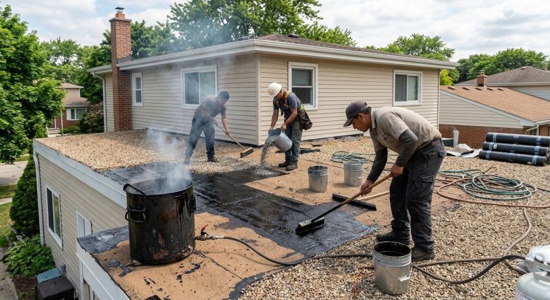 Tar And Gravel Roof Repair in Magnolia, DE