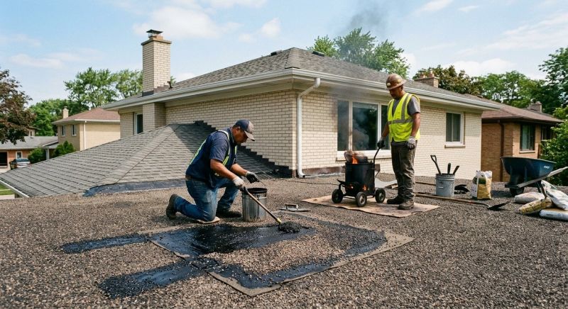 Tar And Gravel Roof Repair in Milford, DE