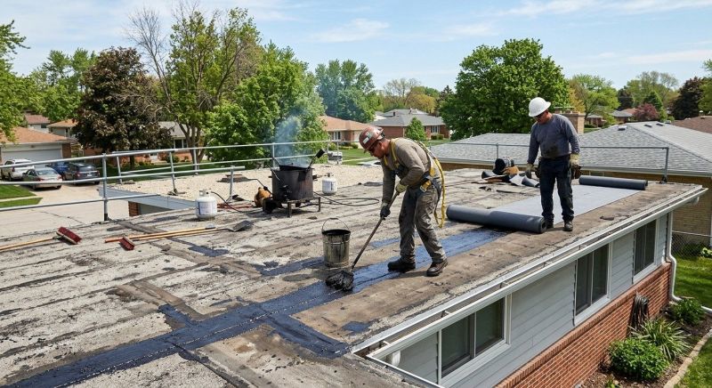 Tar Roof Repair in Houston, DE