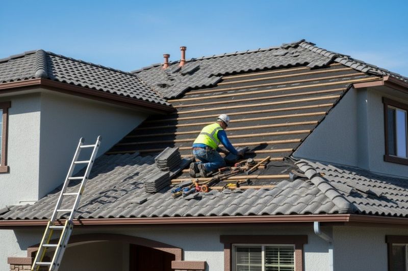 Tile Roof Repair in Townsend, DE