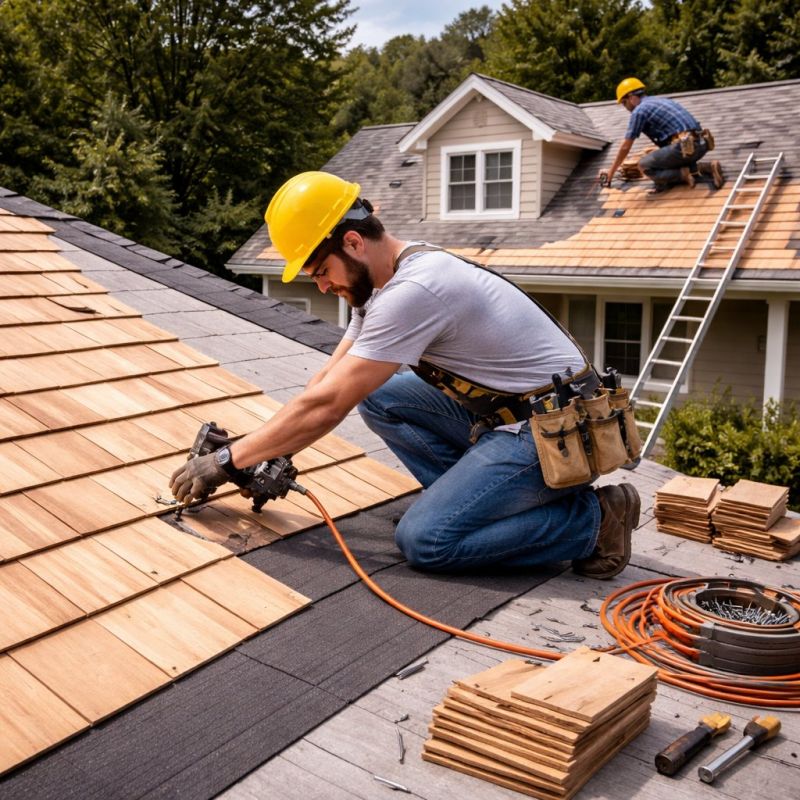 Wood Roofing Installation in Smyrna, DE