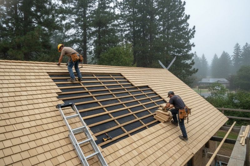 Wood Shake Roof Repair in Kent County, DE