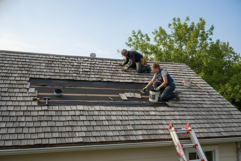 Wood Shake Roof Repair in Middletown, DE