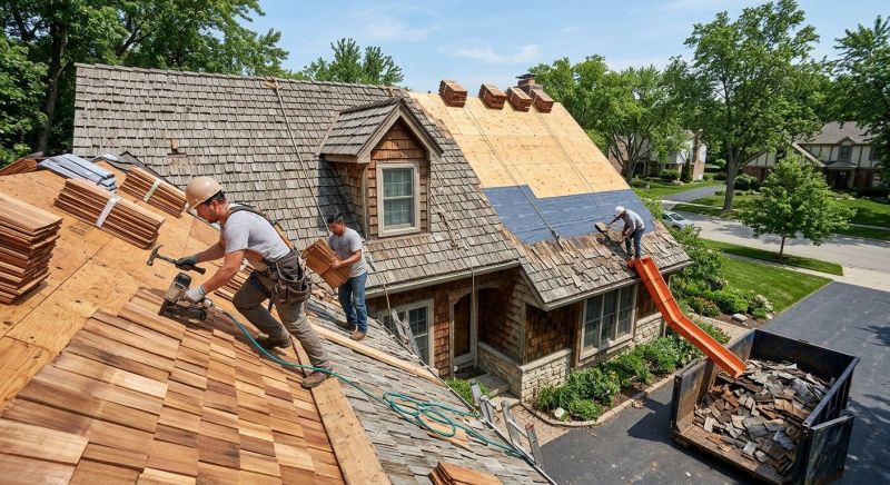 Wood Shake Roof Replacement in Kent County, DE